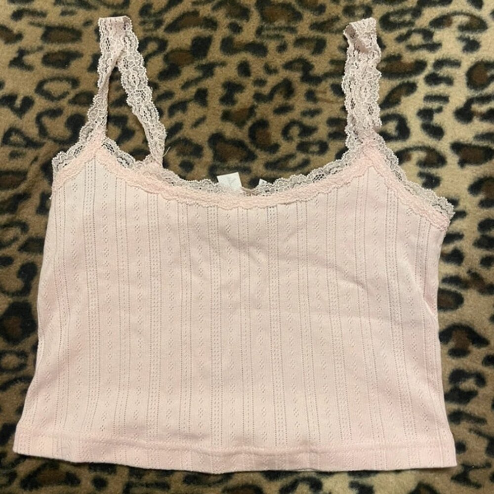 Pointelle Free People Tank Top
